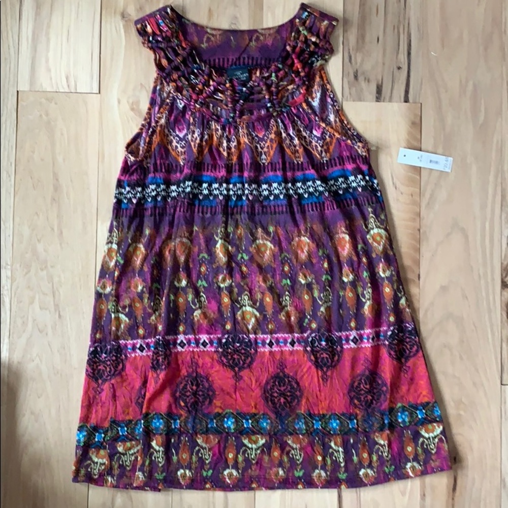 Faded Glory boho chic sleeveless top